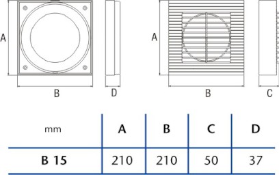Okenní souprava B-15