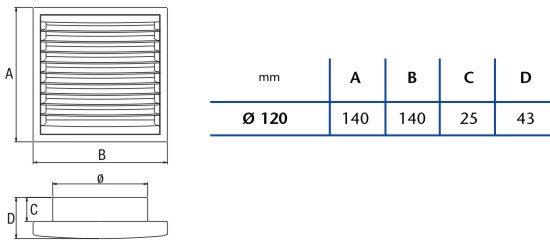 Pevná mřížka B-12